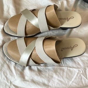 Beige Annie Strappy Heels